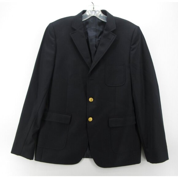 Brooks Brothers Loro Piana Sport Coat Boys 20 Red Fleece Blazer Wool *